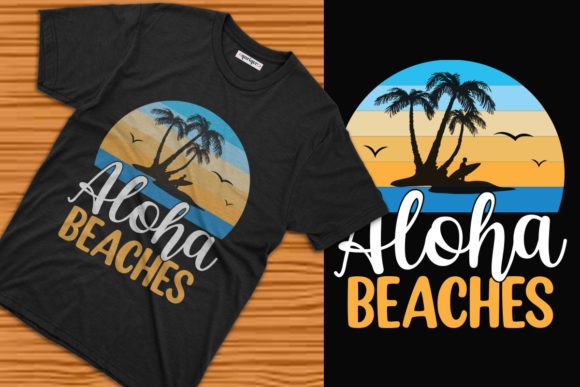 Aloha Beaches T-shirt Design: Elevating Your Print-on-Demand Strategy