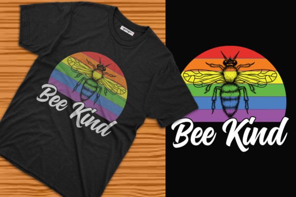 Bee Kind T-Shirt Design: A Versatile Template for Print-on-Demand Success