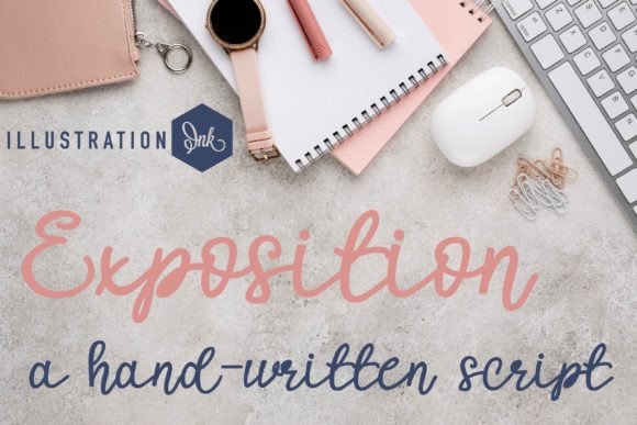 Exposition: A Handwritten Typeface for Distinctive Branding