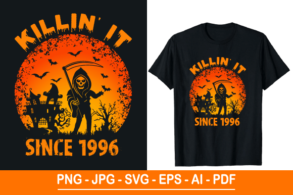 Killin It Since 1996: A Comprehensive Guide to the T-Shirt Design and Its Versatile Applications