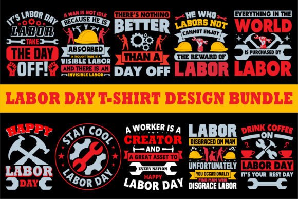 Labor Day T-shirt Design Bundle 4