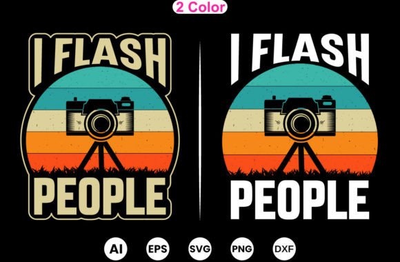 Photographer or Camera T-shirt Design