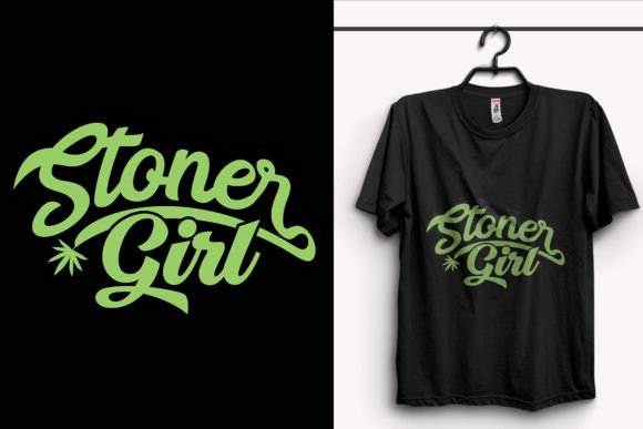 Stoner Girl Weed T-Shirt Design: A Complete Digital Kit
