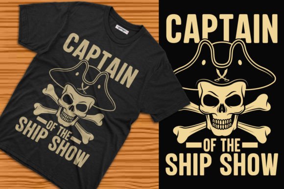 Talk Like a Pirate Captain Tee Design: The Ultimate Print-on-Demand Asset