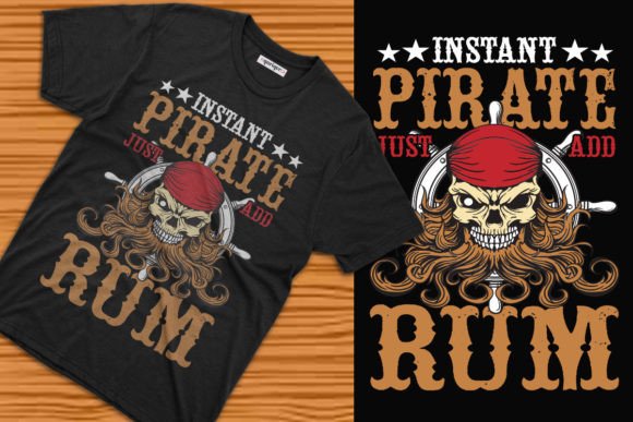 Talk Like a Pirate Skull Graphic T-shirt