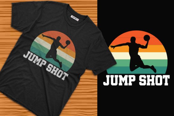 The Strategic Edge of the Jump Shot Basketball T-shirt Design in Modern Print-on-Demand Markets