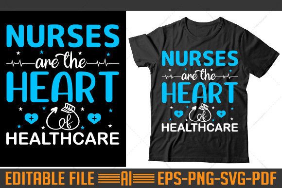 Why Nurses Are the Heart of Healthcare: A Premium Vector Design for Your Next Project